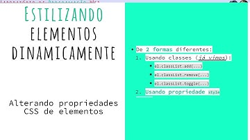 [JS3 - tópico 2] Estilizando elementos HTML com JavaScript