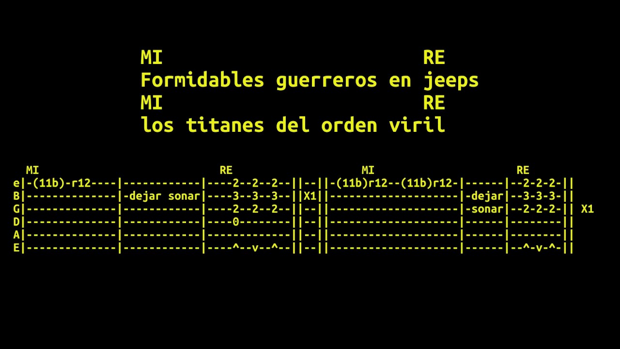 Nuestro amo juega al esclavo-Los Redondos - Acordes para Guitarra - YouTube