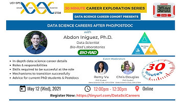 Data Science Careers with Abdon Iniquez, PhD. Bio-Rad Labs