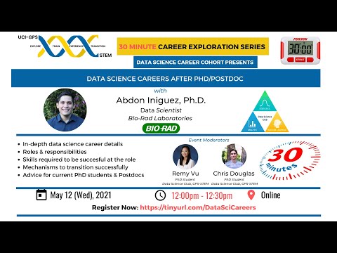 Data Science Careers with Abdon Iniquez, PhD. Bio-Rad Labs