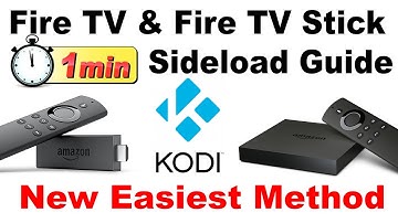 How to Sideload apps like Kodi on Amazon Fire TV & Stick - New Easiest Downloader Method
