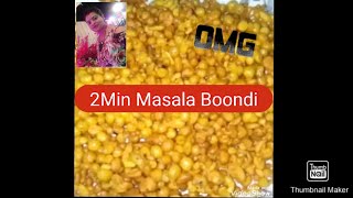 2 मिनट में घर पर बनाए चटपटा मसाला बूदीं#boondi recipe#namkeen boondi#chatpati masaledar boondi