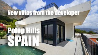 New villas from the developer in Polop Hills for sale, Spain | Properties in Spain | Costa Blanca