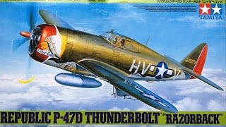 FULL VIDEO BUILD TAMIYA P-47D