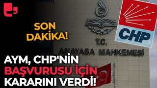 Son Daki̇ka Aym, Chpnin Başvurusu Için Kararını Verdi