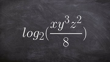 How to expand logarithmic expressions to multiple logarithms