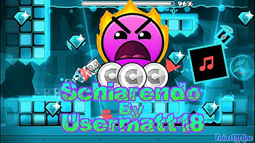 Schiarendo By Usermatt18 - Geometry Dash 2.1 [100% - All Coins] || Gameplay N°- 48 || ZaiasOffLine