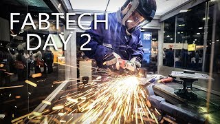 Day Two at FABTECH 2018 - 3M Grinding Competitions, Lincoln Electric Automation, and Super Duty Fans