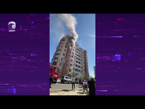 Mingəçevirdə yaşayış binasında yanğın baş verib