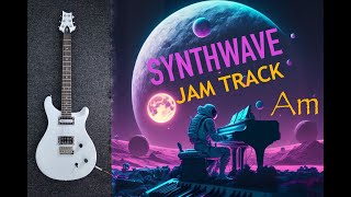 Synthwave Backing Track For Guitar In Am 84bpm