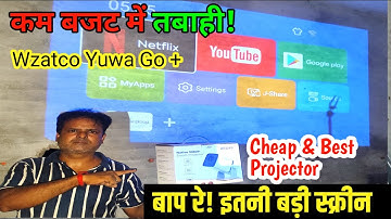 Wzatco yuva go plus projector || best projector under 10000 rs
