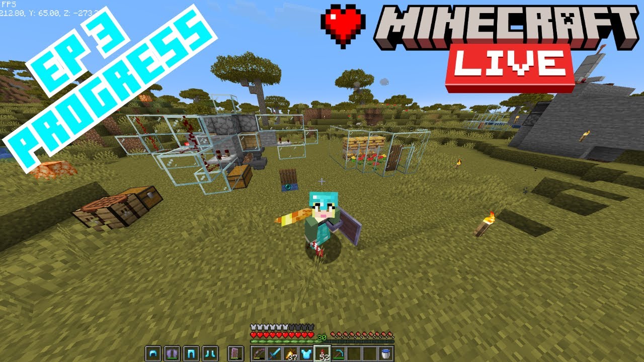 Minecraft Java Survival Live Stream - STARTING The Mega Build ...