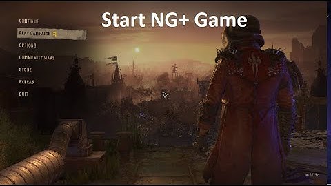 Dying Light 2 NG+ Start Game