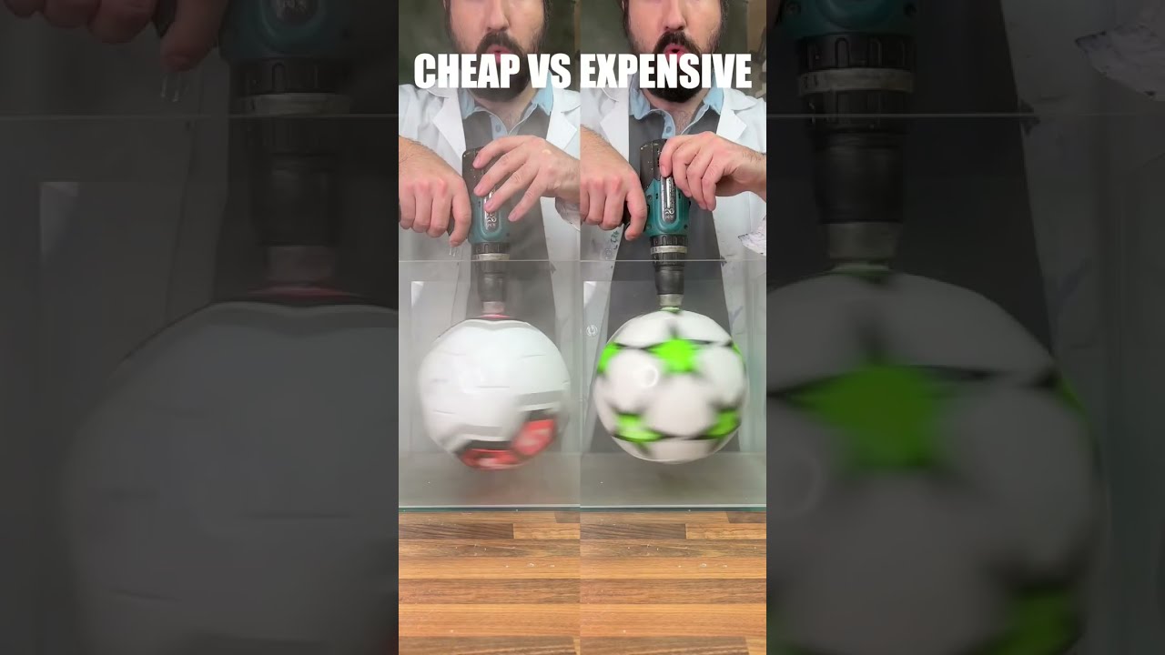 I tested cheap vs expensive footballs