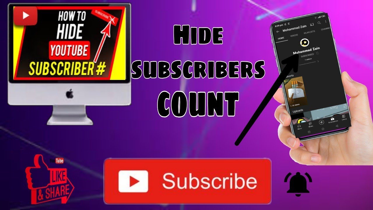 How to Hide Youtube Subscribers Count in Youtube Studio. - YouTube