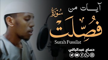 القارئ حسام عبدالباقي|| ايات مختارة من سورة فصلت