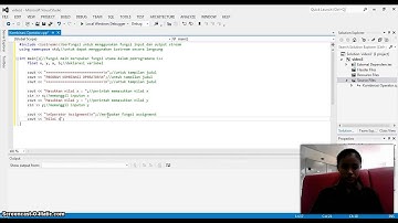 Tipedata, Variabel, Operator C++ Modul-2-3-4