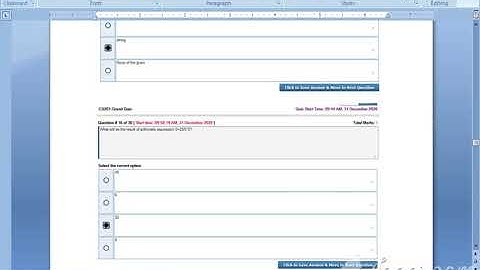 Grand Quiz of CS 201