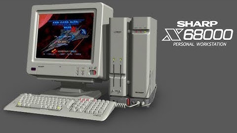 Sharp X68000 with RetroArch on Shield TV