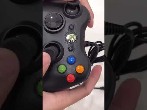 Tay cầm chơi game cho máy tính FO4 kiểu Xbox 360 có rung - LED XANH LÁ #short