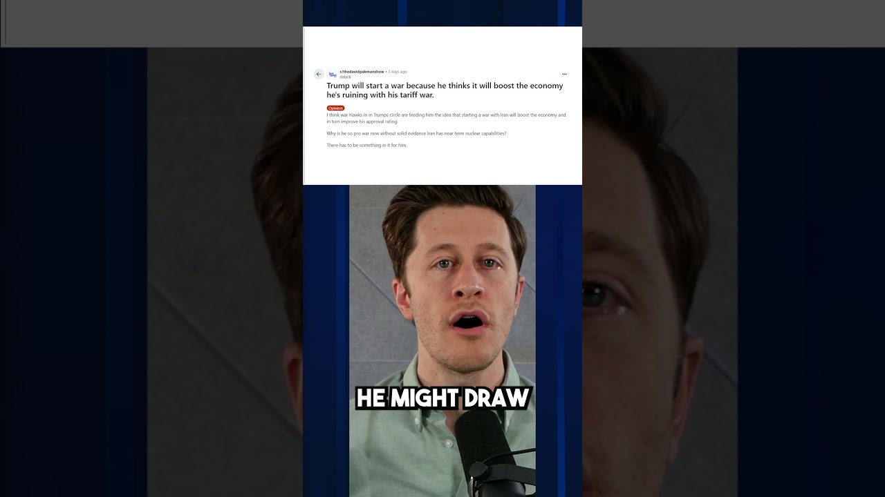 Would Trump START A WAR for the economy? #shorts