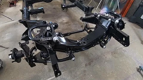 1966 C2 Corvette RideTech Front Suspension installation.  Part 1 of 2