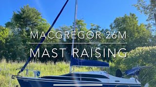 Raising the Mast on MacGregor 26M