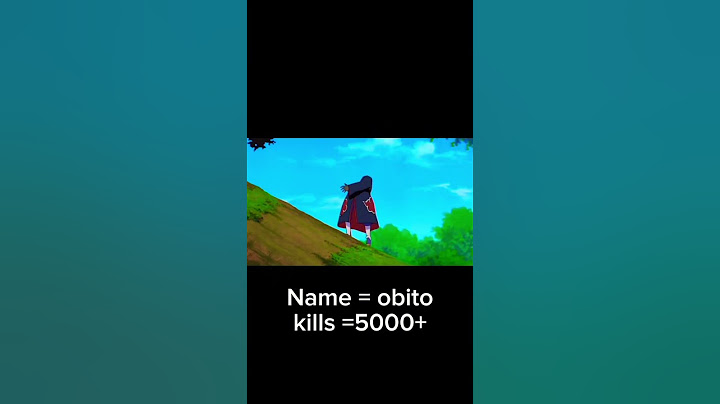 Top 5 Naruto character with most kills #shorts #anime