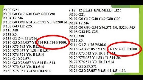 Xuất chương trình theo I J K hoặc theo cung R (Bài 3)