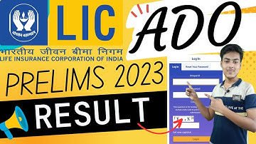 lic ado result 2023 | lic ado prelims result 2023 | lic ado result date