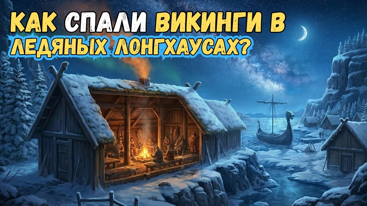 Как викинги создавали уют, заводили детей, боролись с тьмой и проспали конец эпохи🌛Лекция для сна​