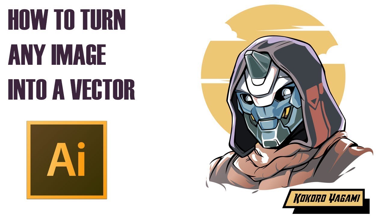 HOW TO TURN ANY IMAGE INTO A VECTOR - Illustrator Live Trace Tool Guide