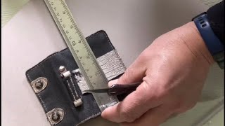 Deri Saraciye Simetrik Cüzdan Ve Çanta Modeli Nasıl Hazırlanır?