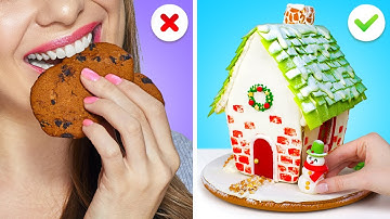 Slime Sam’s Holiday Fun! Gingerbread House & Jelly Tangerines 🍬🟠