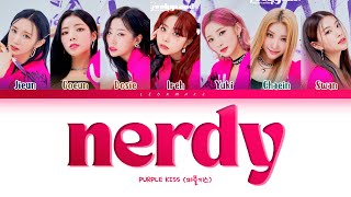 Vietsub | Nerdy - PURPLE KISS (Color Coded Lyrics)