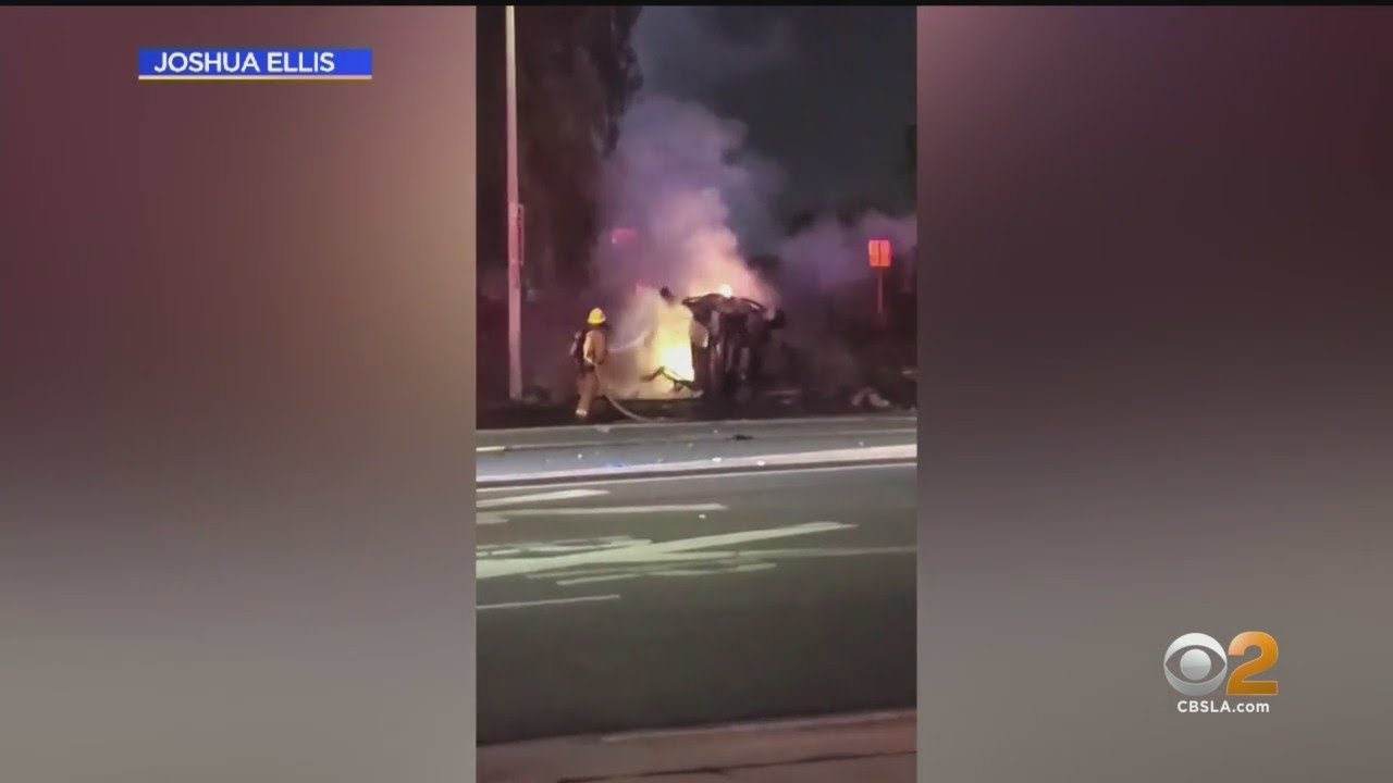 Seven Injured, Three People Killed In Fiery Crash In Orange Early Saturday Morning