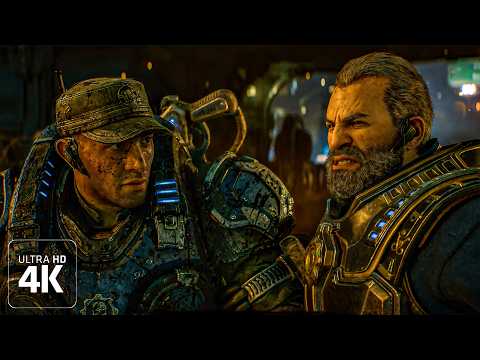Command Insubordination Scene｜Gears of War E-Day｜4K RTX