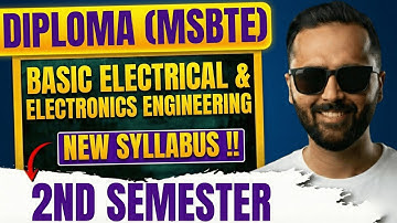 BEEE New Syllabus 2025 | Diploma MSBTE Semester 02 | Pradeep Giri Sir