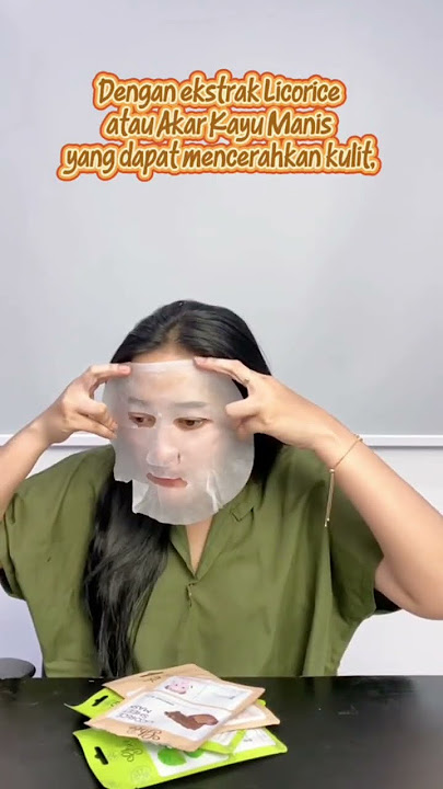 Jangan lewatkan perawatan mingguan kamu menggunakan sheetmask gbee glow beauty  #skincare#fypage