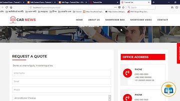 Wordpress Theme Development part-38. How to Use Contact Form 7 Plugin Step-By-Step Tutorial part-1