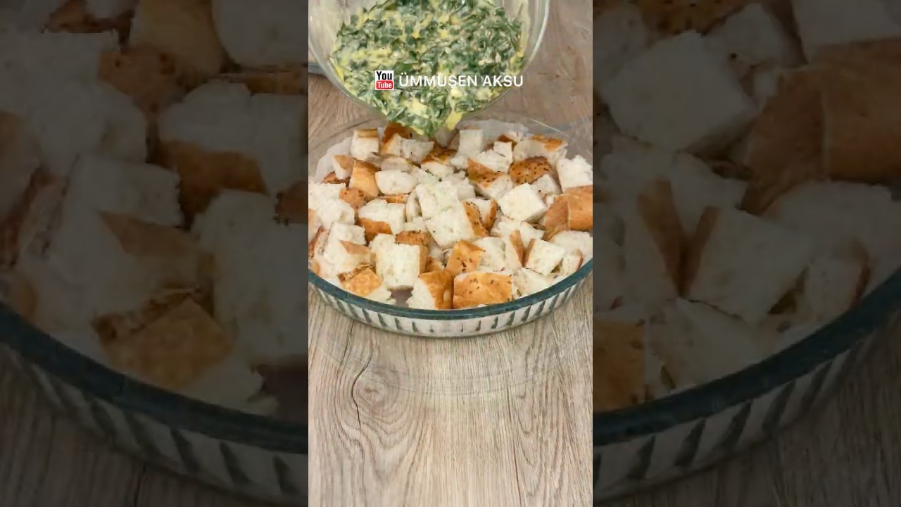Bayat  ekmek değerlendirme / ramazan pidesinden ıspanaklı börek yaptım 🤗 stale bread review