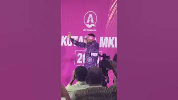 LUHANGA MPINA AIBUKIA ACT KUGOMBEA URAIS 