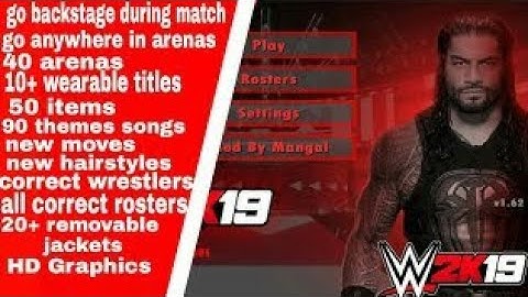 New Wr3d  2k19 MOD by mangal released link in description 👇👇