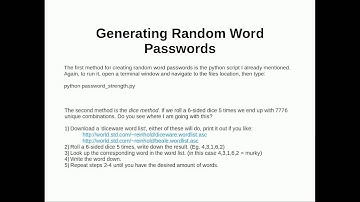 Beginners Guide to GPG, Lesson 2 - Password Strength