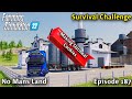 FS22 Survival Challenge On No Mans Land Hard Mode Ep 187 HARVESTING OATS & MAKING OATMEAL COOKIES