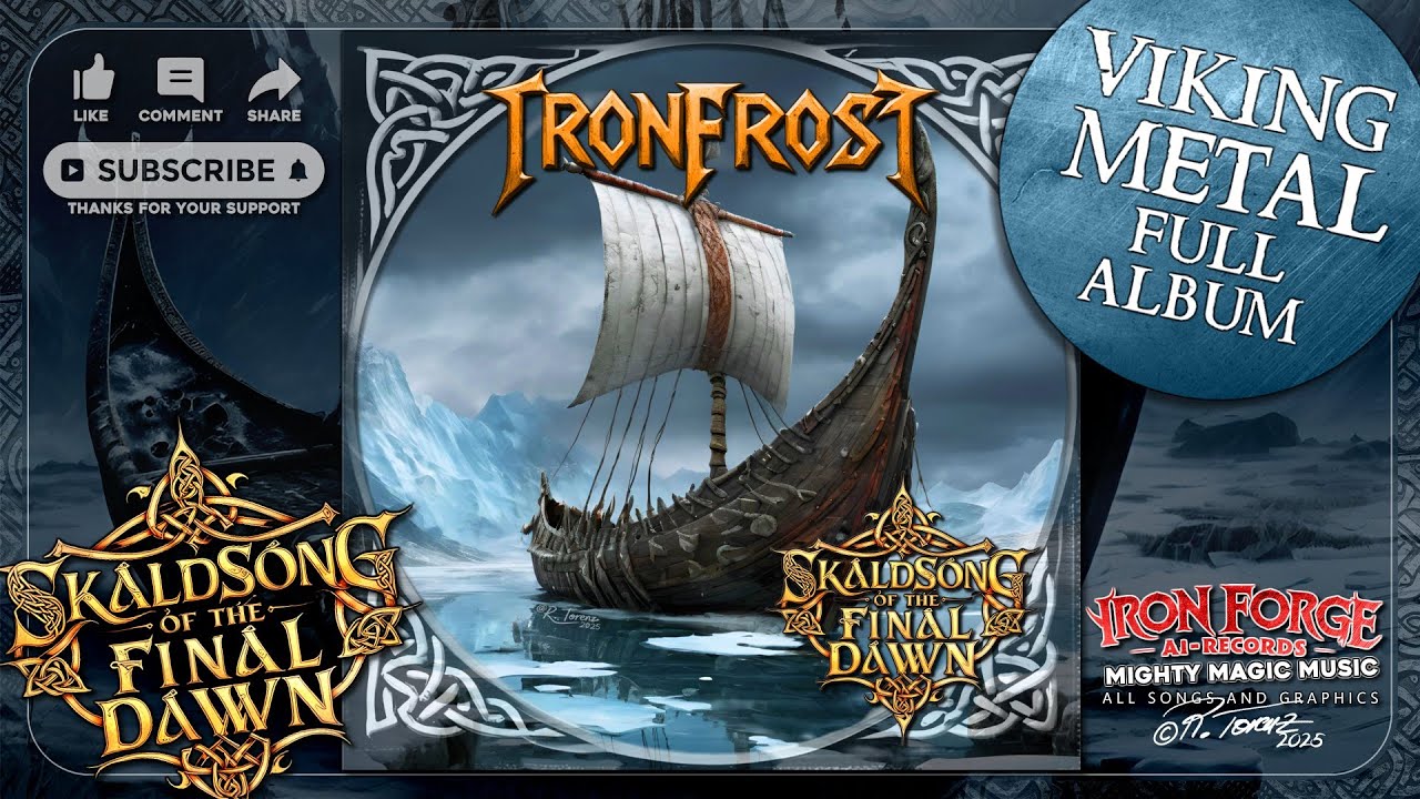 Iron Frost - Skaldsong of the Final Dawn (Viking Metal, Full Album Stream 2025)