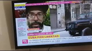 OTA OLA A ESPAÑA..DICE LA VERDAD DE LO QUE SUCEDE AHORA EN CUBA COMUNISTA del REGIMEN de DIAZ CANEL