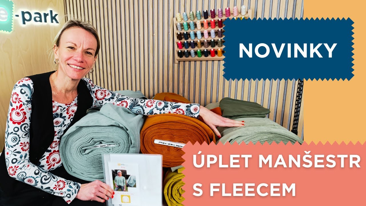 🧵 Znáte manšestr s pružností fleecu? | 7 nových barev 🎨