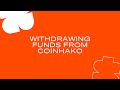 How to wit.raw funds from coinhako