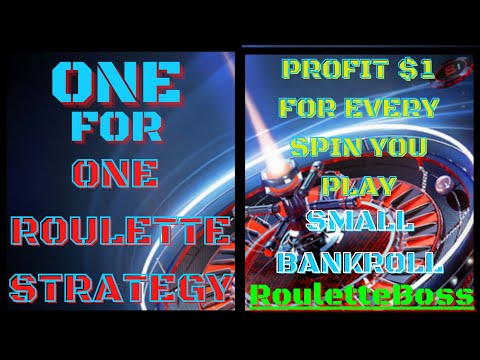 One for One roulette strategy | Profit $1 for every spin you play | Roulette Boss